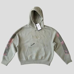 Nike Tech Fleece Oversized Pullover Hoodie Men's XS Light Army Grey HJ0683-320